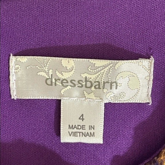 Dress barn sz 4 dress multi print abstract print - Picture 9 of 11